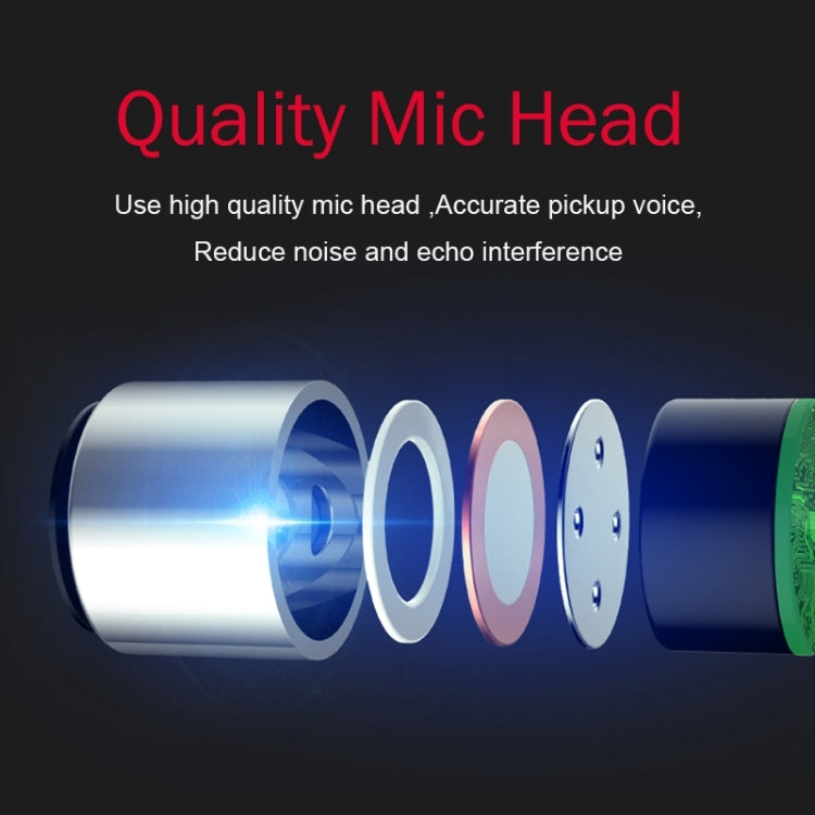 BK Desktop Gooseneck Adjustable USB Wired Audio Microphone, Built-in Sound Card, Compatible with PC / Mac for Live Broadcast, Show, KTV, etc.(Black) - Microphone by PMC TechLife | Online Shopping South Africa | PMC TechLife | Buy Now Pay Later Mobicred