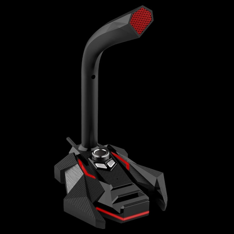 GK Desktop 3.5mm Wired Dual Mic Condenser Microphone, Compatible with PC / Mac for Live Broadcast, Show, KTV, etc.(Red) - Microphone by PMC TechLife | Online Shopping South Africa | PMC TechLife | Buy Now Pay Later Mobicred