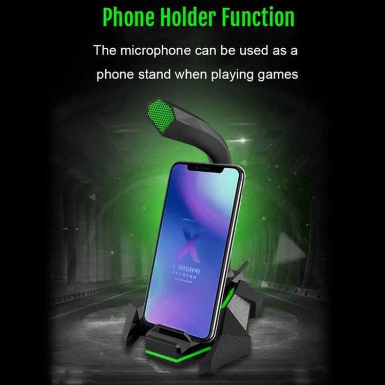 GK Desktop 3.5mm Wired Dual Mic Condenser Microphone, Compatible with PC / Mac for Live Broadcast, Show, KTV, etc.(Red) - Microphone by PMC TechLife | Online Shopping South Africa | PMC TechLife | Buy Now Pay Later Mobicred