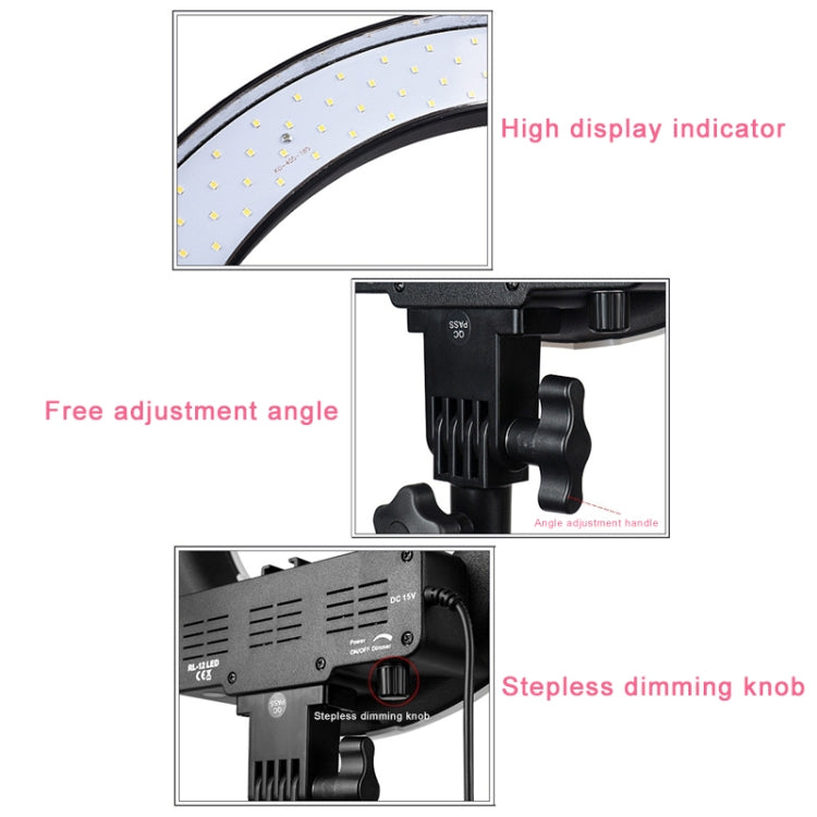 12 Inch Anchor Photography Self-timer LED Ring Fill-in Light - free shipping - PMC TechLife - Order now!