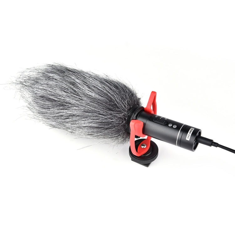 YELANGU MIC015 Professional Interview Condenser Video Shotgun Microphone with 3.5mm Audio Cable for DSLR & DV Camcorder (Black) - free shipping - PMC Jewellery - Order now!