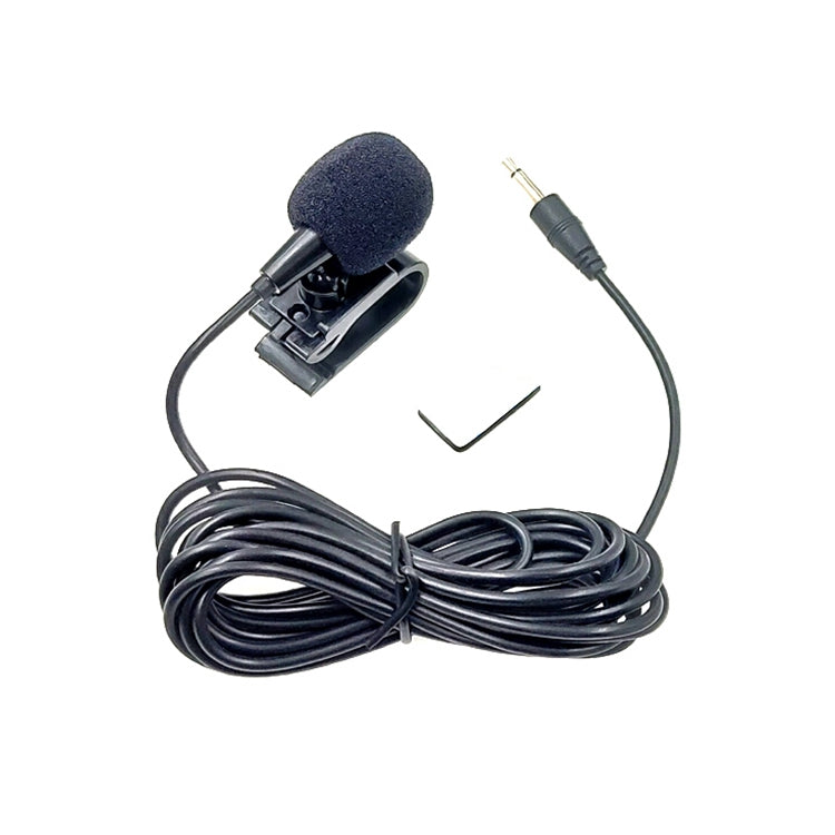 ZJ025MR Stick-on Clip-on Lavalier 2.5mm Jack Mono Microphone for Car GPS / Bluetooth Enabled Audio DVD External Mic, Cable Length: 3m - Microphone by PMC TechLife | Online Shopping South Africa | PMC TechLife