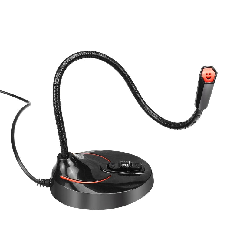 HXSJ F12 360 Degrees Bendable Drive-free USB Computer Microphone, Cable Length: 2.2m - free shipping - PMC Jewellery - Order now!