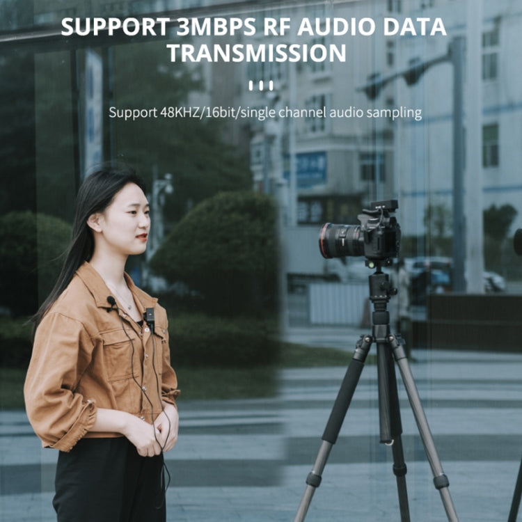 YELANGU MX5S Dual-Channel 2.4GHz Wireless Microphone System with 2 Transmitters and Receiver (Black) - Camera Microphone by YELANGU | Online Shopping South Africa | PMC TechLife | Buy Now Pay Later Mobicred