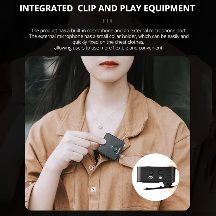 YELANGU MX5S Dual-Channel 2.4GHz Wireless Microphone System with 2 Transmitters and Receiver (Black) - Camera Microphone by YELANGU | Online Shopping South Africa | PMC TechLife | Buy Now Pay Later Mobicred