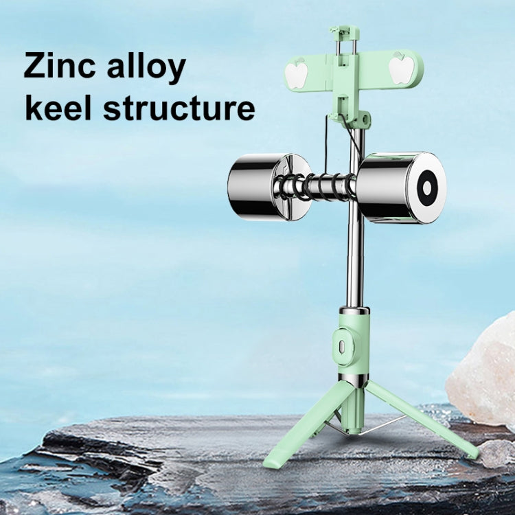 Bluetooth Remote Control Tripod Selfie Stick (Green) - Selfie Light by PMC TechLife | Online Shopping South Africa | PMC TechLife | Buy Now Pay Later Mobicred