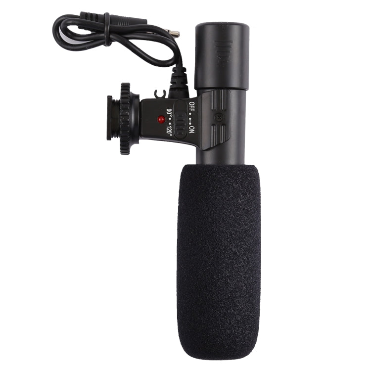 MIC-02 30-18000Hz Rate Sound Clear Stereo Microphone for Smartphone, Cable Length: 28cm - Microphone by PMC TechLife | Online Shopping South Africa | PMC TechLife | Buy Now Pay Later Mobicred