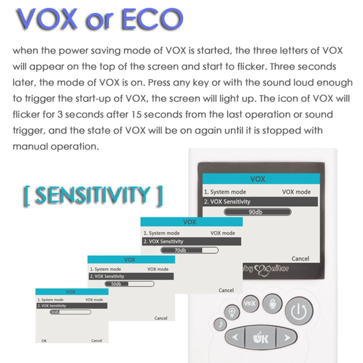 WLSES GB101 2.4 inch Wireless Surveillance Camera Baby Monitor, AU Plug - Baby Monitor by PMc TechLife | Online Shopping South Africa | PMc TechLife | Buy Now Pay Later Mobicred