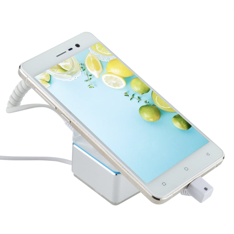 Anti-theft Alarm Stand Security System Burglar Alarm / Anti-theft Alarm Display Holder for Mobile Phones with Micro-USB Port(White) - Security Display Holders by PMc TechLife | Online Shopping South Africa | PMc TechLife | Buy Now Pay Later Mobicred