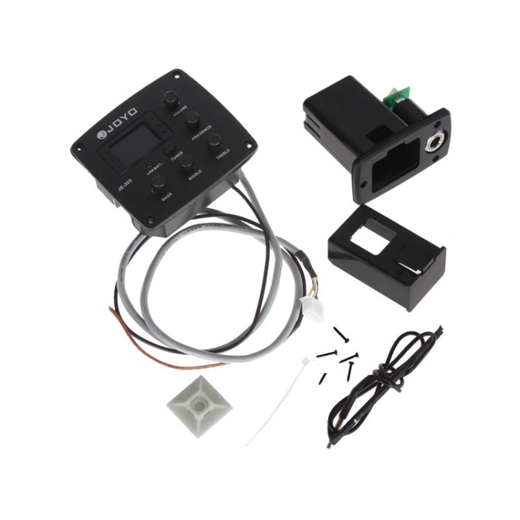 JOYO JE-305 Guitar Pickup 4-Band EQ Preamp Tuner Pickup Equalizer with Tuning Function (Black) - String Instrument Accessories by JOYO | Online Shopping South Africa | PMC TechLife | Buy Now Pay Later Mobicred