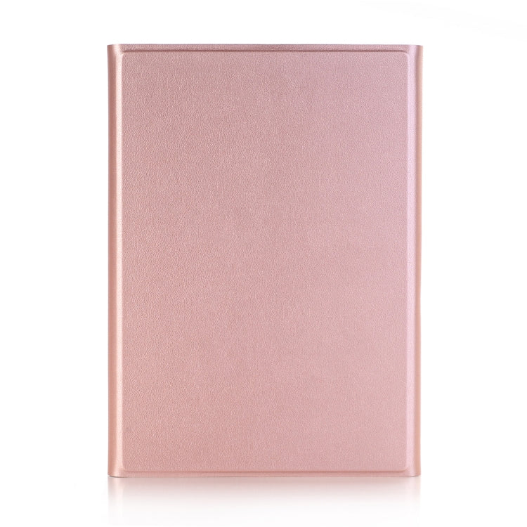 A03 for iPad mini 3 / 2 / 1 Universal Ultra-thin ABS Horizontal Flip Tablet Case + Bluetooth Keyboard(Rose Gold) - For iPad mini by PMC Jewellery | Online Shopping South Africa | PMC Jewellery | Buy Now Pay Later Mobicred