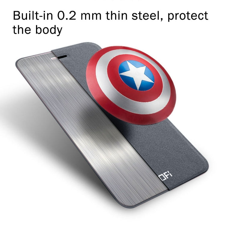 MOFI for Smartisan T2 Crazy Horse Texture Horizontal Flip Leather Case with Holder(Grey) - free shipping - PMC TechLife - Order now!