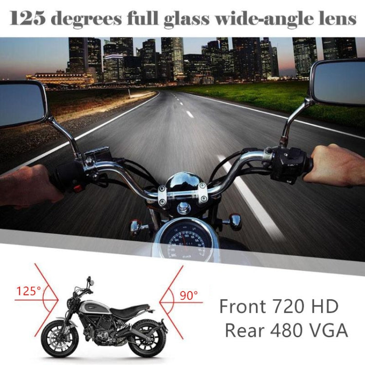 MT-80 3.0 inch 140 Degrees Wide Angle HD Video Motorcycle Dual  Camera DVR, Support TF Card (32GB Max) - Electrical Instruments by PMc TechLife | Online Shopping South Africa | PMc TechLife | Buy Now Pay Later Mobicred