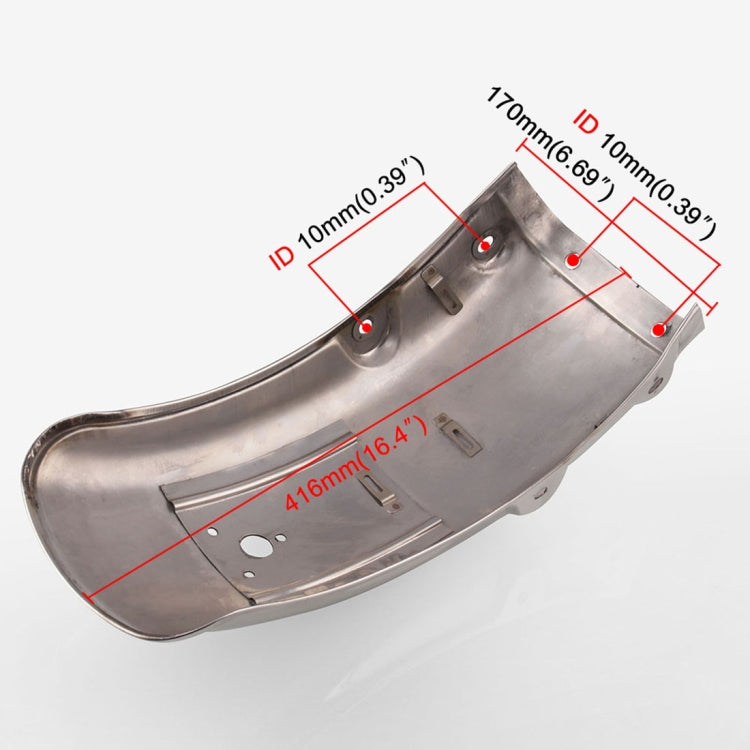 MB-WE019 Motorcycle Modified Stainless Steel Rear Mudguards Rear Tire Fender for Suzuki GN125 / GN250 - Others by PMC TechLife | Online Shopping South Africa | PMC TechLife