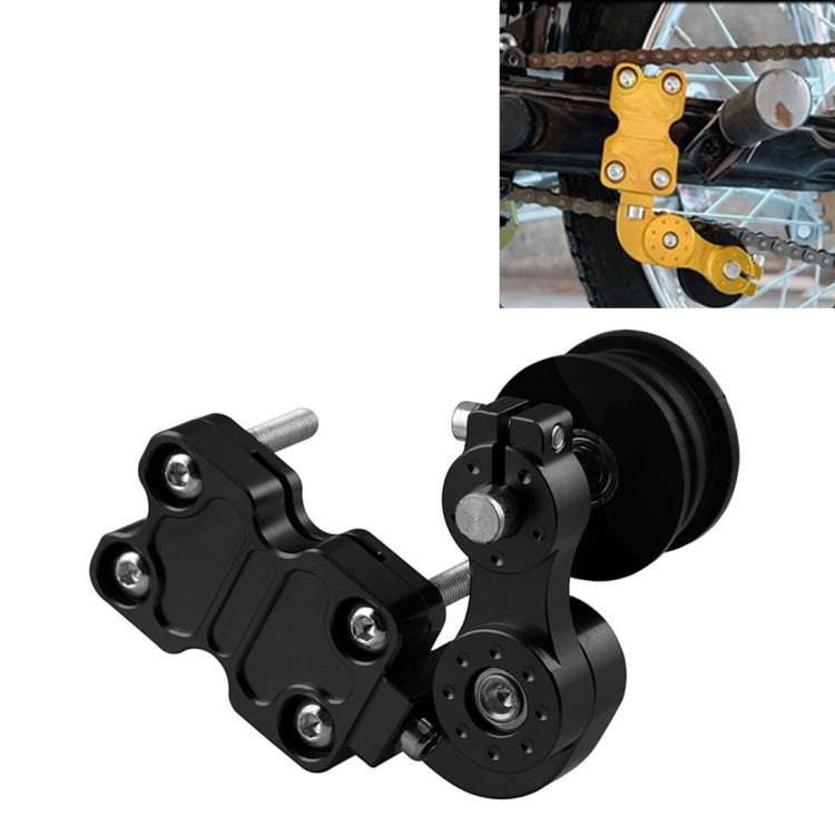 HC154 Motorcycle Modified Accessories Universal Aluminum Alloy Chain Adjuster(Black) - Replacement Parts by PMC TechLife | Online Shopping South Africa | PMC TechLife | Buy Now Pay Later Mobicred