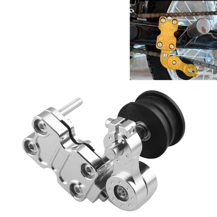 HC154 Motorcycle Modified Accessories Universal Aluminum Alloy Chain Adjuster(Silver) - Replacement Parts by PMC TechLife | Online Shopping South Africa | PMC TechLife