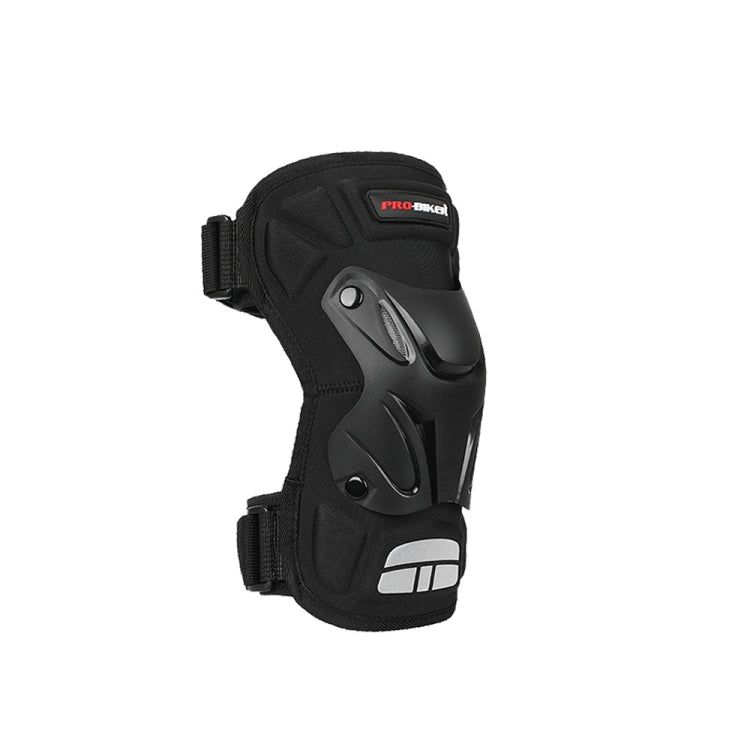 PRO-BIKER 2 in 1 Outdoor Sports Knee Pad Hiking Ski Motorcycle Bicycle Riding Protective Gear with Reflective Strip(Black) - Protective Gear by PMC TechLife | Online Shopping South Africa | PMC TechLife | Buy Now Pay Later Mobicred