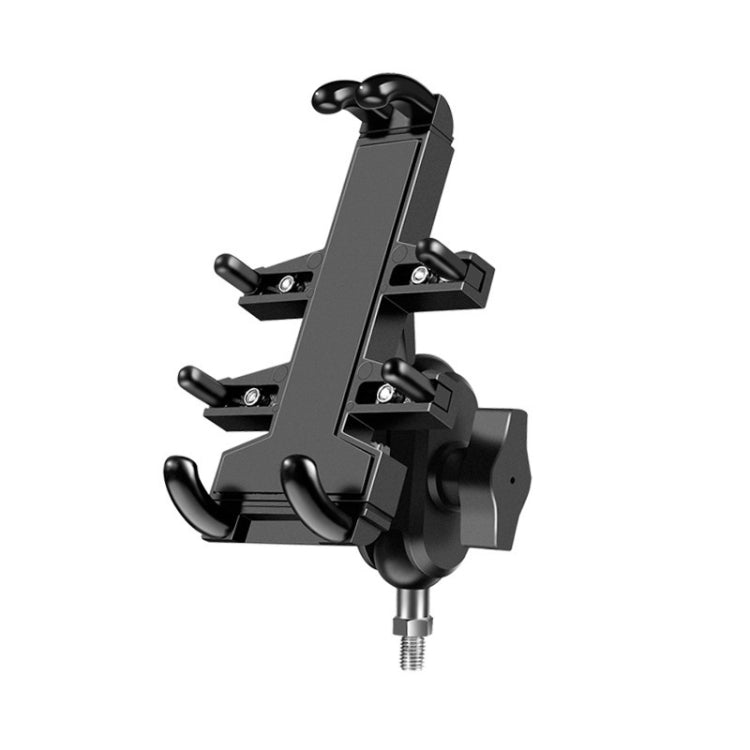 M10 Bolt Ball-Head Motorcycle Multi-function Eight-jaw Aluminum Phone Navigation Holder Bracket - Holder by PMC TechLife | Online Shopping South Africa | PMC TechLife | Buy Now Pay Later Mobicred