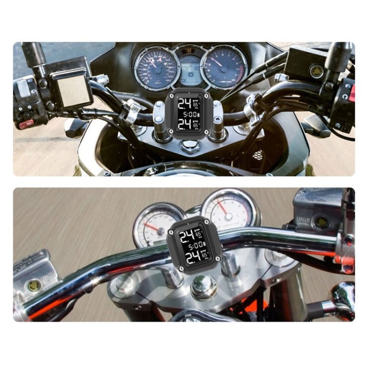 M4 Motorcycles Tire Pressure Monitor with Holder (Black) - Electrical Instruments by PMC TechLife | Online Shopping South Africa | PMC TechLife | Buy Now Pay Later Mobicred