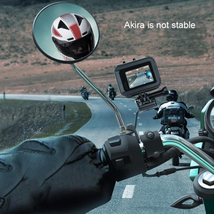 RUIGPRO Motorcycle Handlebar Alloy Phone Bracket for GoPro/ Insta360/DJI OSMO Sport Camera(Black) - Bicycle Handlebar Mount by PMC TechLife | Online Shopping South Africa | PMC TechLife | Buy Now Pay Later Mobicred