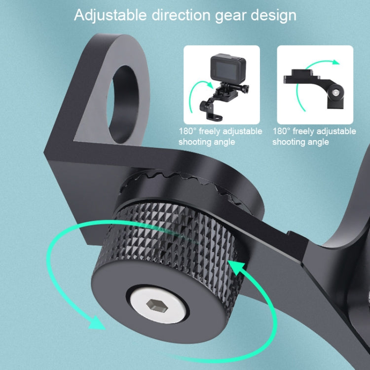 RUIGPRO Motorcycle Handlebar Alloy Phone Bracket for GoPro/ Insta360/DJI OSMO Sport Camera(Red) - Bicycle Handlebar Mount by PMC TechLife | Online Shopping South Africa | PMC TechLife | Buy Now Pay Later Mobicred
