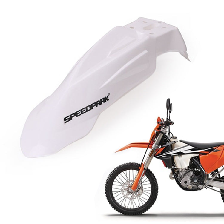 Speedpark Motorcycle Modified Front Wheel Fender Dustproof  Splash Flaps Mudguards for Yamaha / Suzuki / KTM (White) - Others by Speedpark | Online Shopping South Africa | PMC TechLife | Buy Now Pay Later Mobicred