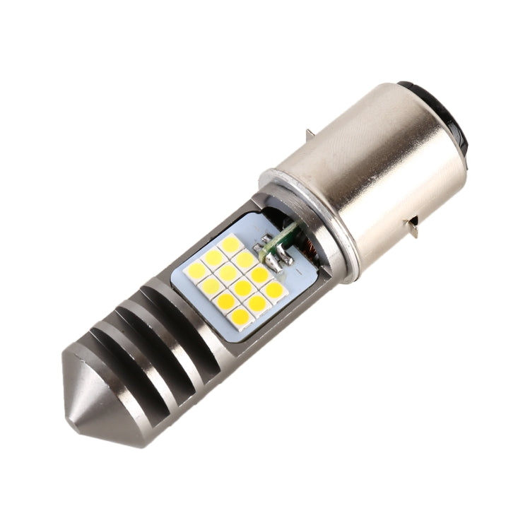 BA20D DC12V / 7.4W Motorcycle LED Headlight with 24LEDs SMD-3030 Lamp Beads (Yellow + White) - Headlights by PMC TechLife | Online Shopping South Africa | PMC TechLife | Buy Now Pay Later Mobicred