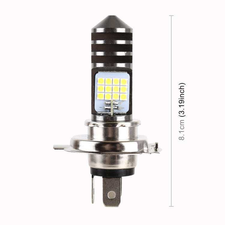 H4 DC12V / 7.4W Motorcycle LED Headlight with 24LEDs SMD-3030 Lamp Beads (White Light) - free shipping - PMC TechLife - Order now!