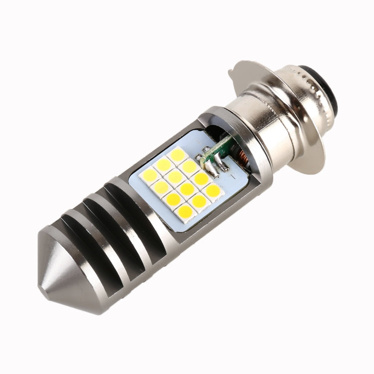 PX15D DC12V / 7.4W Motorcycle LED Headlight with 24LEDs SMD-3030 Lamp Beads (Yellow + White) - Headlights by PMC TechLife | Online Shopping South Africa | PMC TechLife | Buy Now Pay Later Mobicred