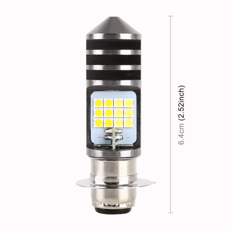PX15D DC12V / 7.4W Motorcycle LED Headlight with 24LEDs SMD-3030 Lamp Beads (Yellow + White) - Headlights by PMC TechLife | Online Shopping South Africa | PMC TechLife | Buy Now Pay Later Mobicred