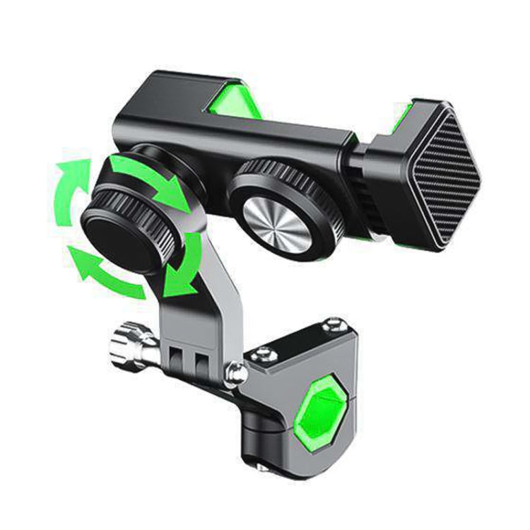 Motorcycle Spherical Compass Phone Holder, Handlebar without Light (Black) - Holder by PMC TechLife | Online Shopping South Africa | PMC TechLife | Buy Now Pay Later Mobicred