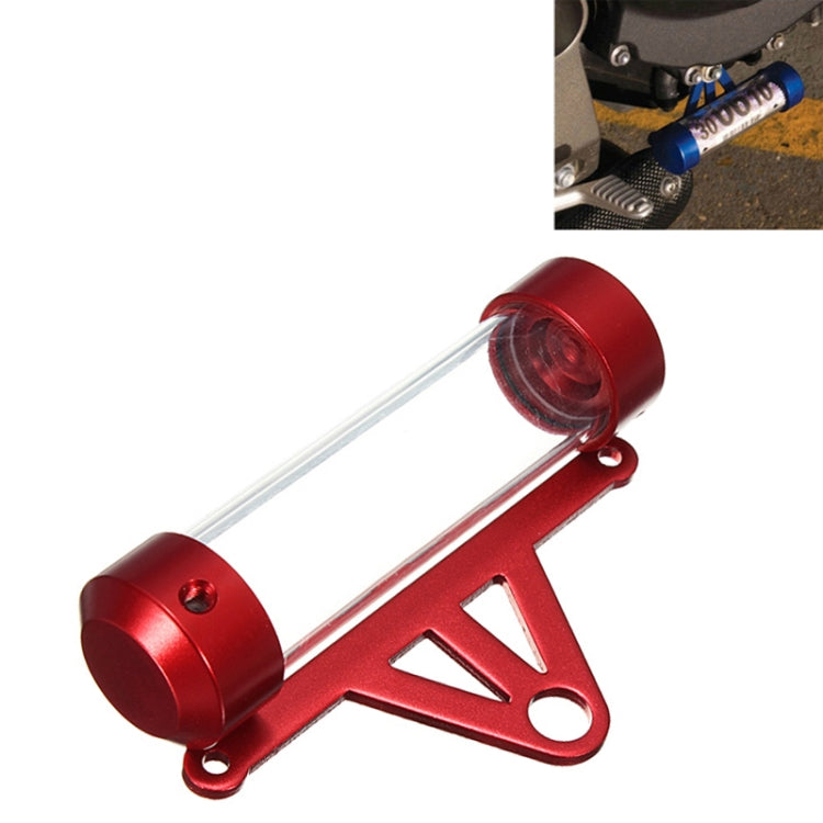 MP1001 Motorcycle Paper Car License Plate Placement Tube Waterproof Motorcycle Tax Tube Cylindrical Disc Paper Holder Air Vehicle License Plate Frame for Motorcycles(Red) - Others by PMC TechLife | Online Shopping South Africa | PMC TechLife | Buy Now Pay Later Mobicred