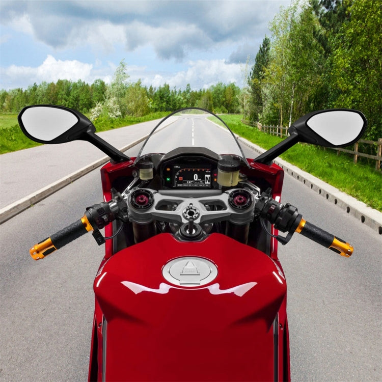 CS-764A3 12V Motorcycle Scooter Aluminum Alloy Electric Hand Grip Cover Heated Grip Handlebar(Gold) - Grips by PMC TechLife | Online Shopping South Africa | PMC TechLife | Buy Now Pay Later Mobicred