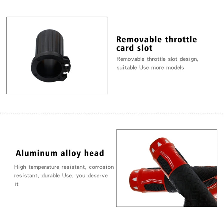 CS-764A1 12V Motorcycle Scooter Aluminum Alloy Electric Hand Grip Cover Heated Grip Handlebar (Red) - Grips by PMC TechLife | Online Shopping South Africa | PMC TechLife | Buy Now Pay Later Mobicred
