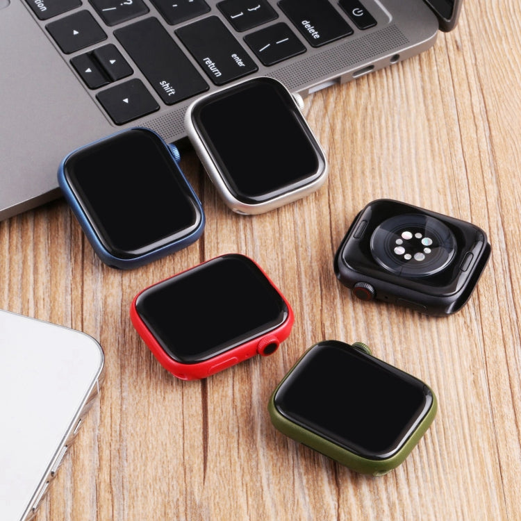 For Apple Watch Series 7 41mm Black Screen Non-Working Fake Dummy Display Model, For Photographing Watch-strap, No Watchband (Red) - free shipping - PMC Jewellery - Order now!