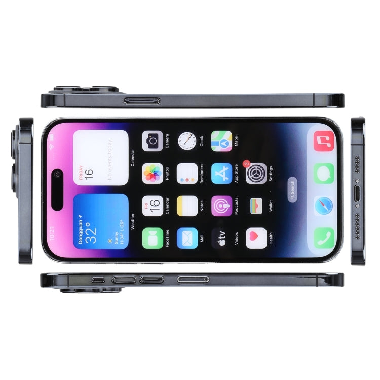 For iPhone 14 Pro Color Screen Non-Working Fake Dummy Display Model (Space Black) - For iPhone & iPad by PMC TechLife | Online Shopping South Africa | PMC TechLife | Buy Now Pay Later Mobicred