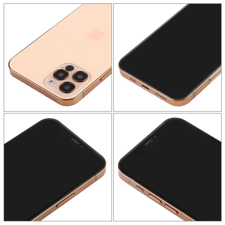 For iPhone 12 Pro Max Black Screen Non-Working Fake Dummy Display Model (Gold) - free shipping - PMC Jewellery - Order now!