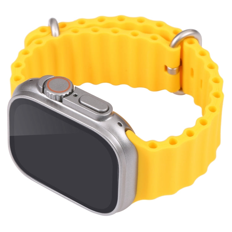 For Apple Watch Ultra 49mm Black Screen Non-Working Fake Dummy Display Model (Yellow) - Watch Model by PMC TechLife | Online Shopping South Africa | PMC TechLife | Buy Now Pay Later Mobicred