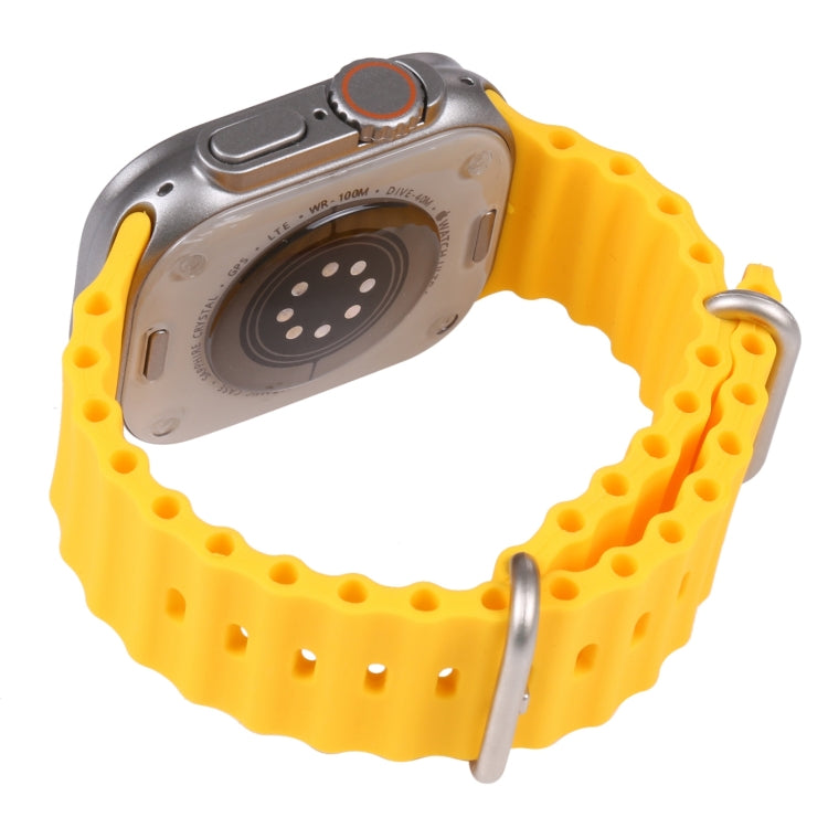 For Apple Watch Ultra 49mm Black Screen Non-Working Fake Dummy Display Model (Yellow) - Watch Model by PMC TechLife | Online Shopping South Africa | PMC TechLife | Buy Now Pay Later Mobicred