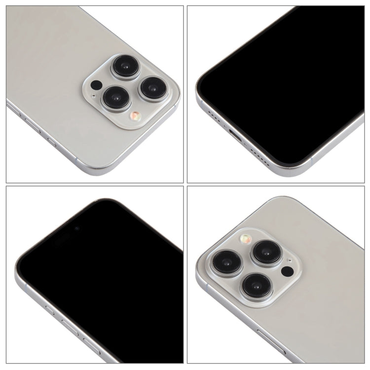 For iPhone 15 Pro Max Black Screen Non-Working Fake Dummy Display Model (Natural Titanium) - free shipping - PMC TechLife - Order now!