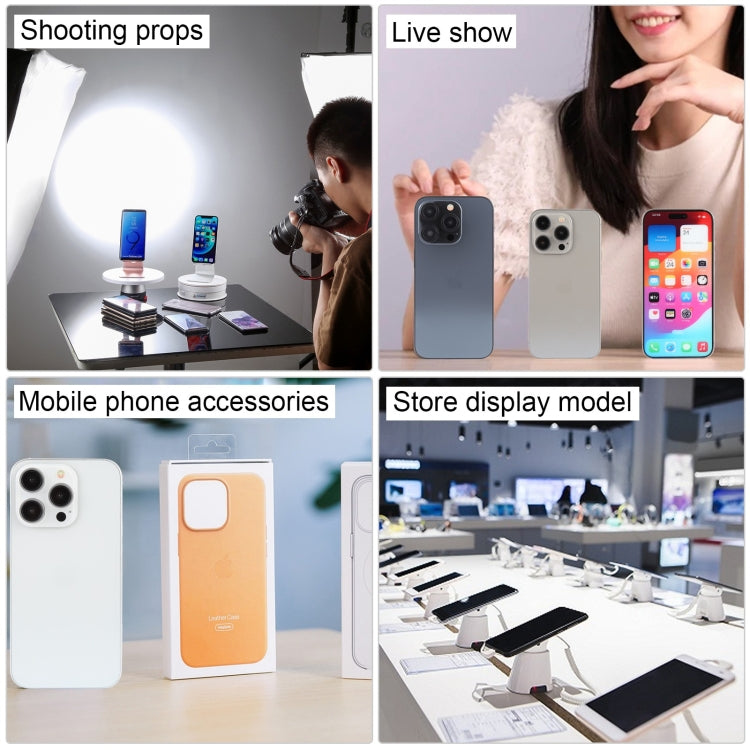 For iPhone 15 Pro Color Screen Non-Working Fake Dummy Display Model (Black) - free shipping - PMC TechLife - Order now!