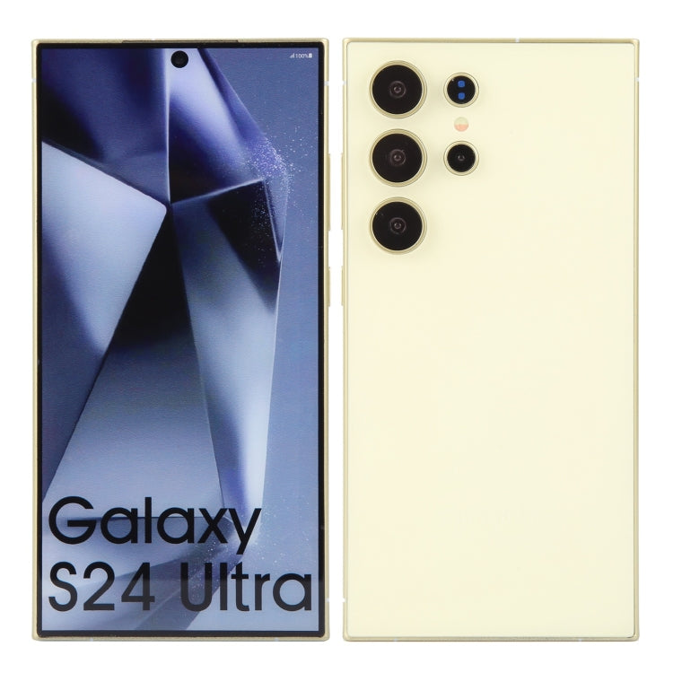 For Samsung Galaxy S24 Ultra 5G Color Screen Non-Working Fake Dummy Display Model (Yellow) - For Galaxy by PMC TechLife | Online Shopping South Africa | PMC TechLife