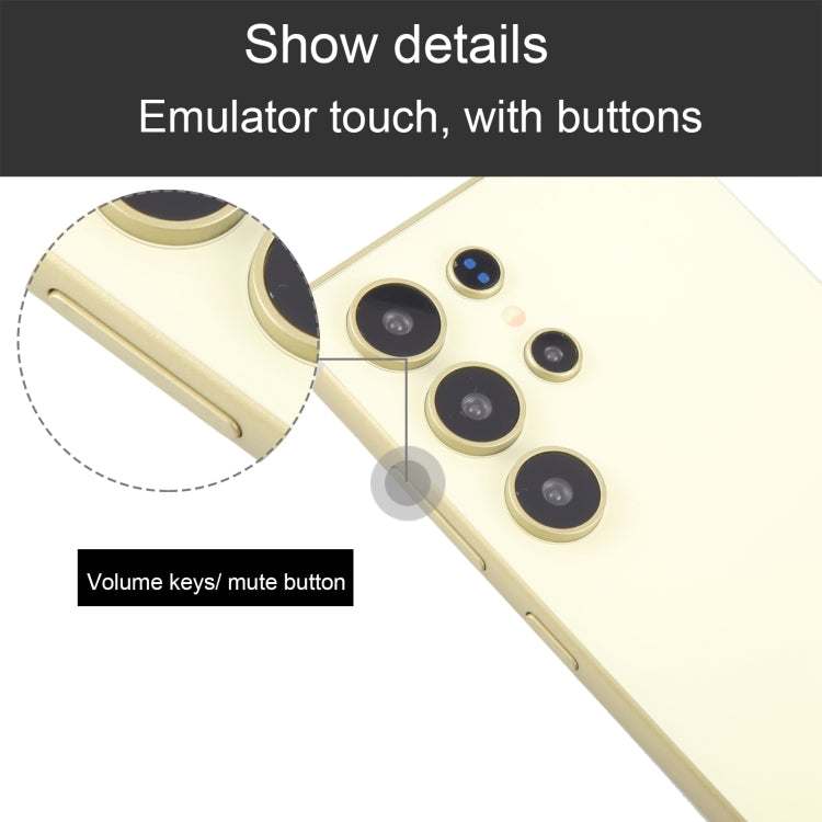 For Samsung Galaxy S24 Ultra 5G Color Screen Non-Working Fake Dummy Display Model (Yellow) - For Galaxy by PMC TechLife | Online Shopping South Africa | PMC TechLife