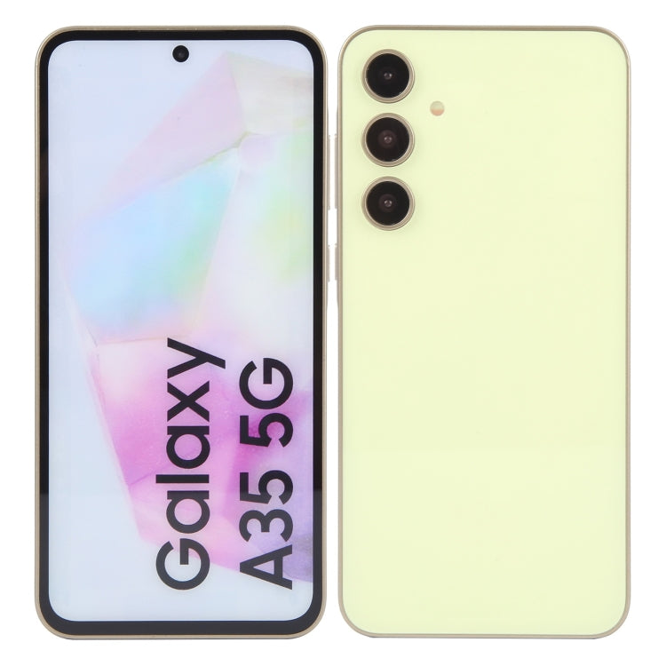 For Samsung Galaxy A35 5G Color Screen Non-Working Fake Dummy Display Model (Yellow) - For Galaxy by PMC TechLife | Online Shopping South Africa | PMC TechLife | Buy Now Pay Later Mobicred
