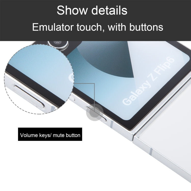 For Samsung Galaxy Z Flip6 Color Screen Non-Working Fake Dummy Display Model (White) - free shipping - PMC Jewellery - Order now!