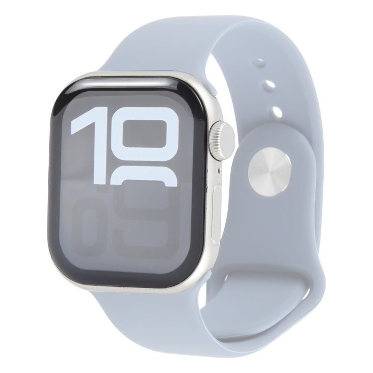 For Apple Watch Series 10 46mm Color Screen Non-Working Fake Dummy Display Model, For Photographing Watch-strap, No Watchband (Silver) - Watch Model by PMC TechLife | Online Shopping South Africa | PMC TechLife | Buy Now Pay Later Mobicred