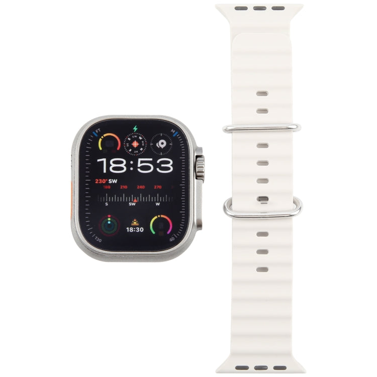 For Apple Watch Ultra 2 49mm Color Screen Non-Working Fake Dummy Display Model (Beige White) - Watch Model by PMC TechLife | Online Shopping South Africa | PMC TechLife | Buy Now Pay Later Mobicred