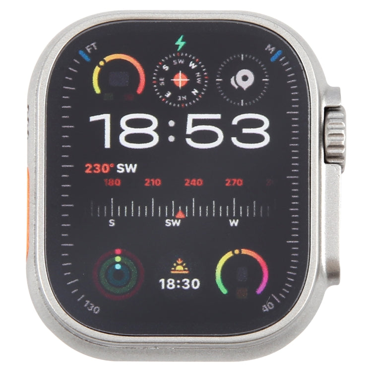 For Apple Watch Ultra 2 49mm Color Screen Non-Working Fake Dummy Display Model (Beige White) - Watch Model by PMC TechLife | Online Shopping South Africa | PMC TechLife | Buy Now Pay Later Mobicred