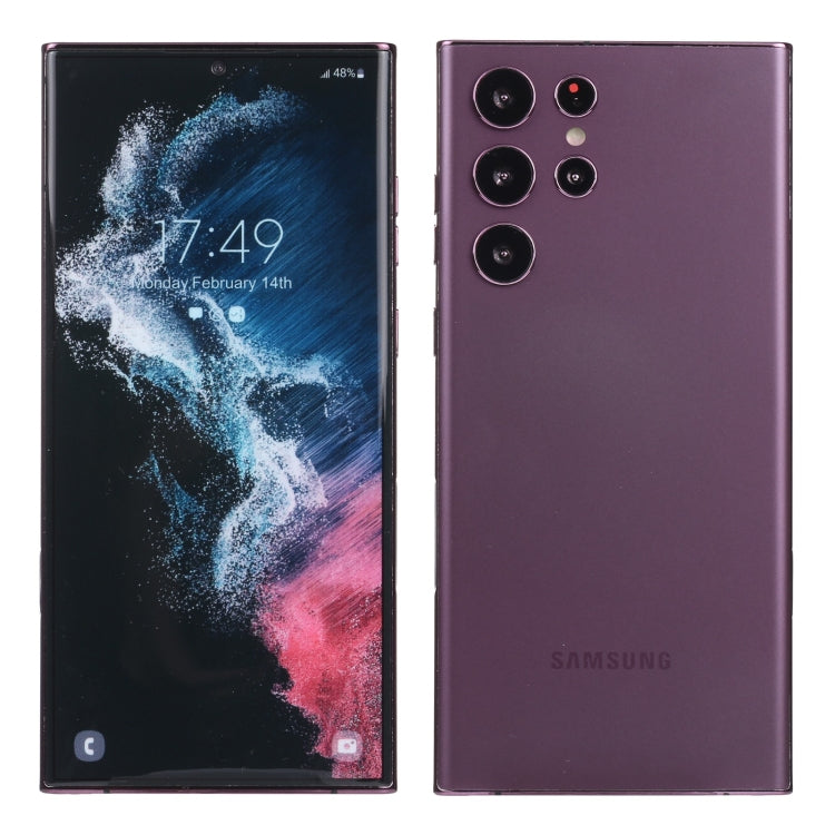 For Samsung Galaxy S22 Ultra 5G Color Screen Non-Working Fake Dummy Display Model(Purple) - For Galaxy by PMC TechLife | Online Shopping South Africa | PMC TechLife