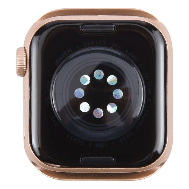 For Apple Watch Series 10 46mm Black Screen Non-Working Fake Dummy Display Model, For Photographing Watch-strap, No Watchband (Rose Gold) - free shipping - PMC Jewellery - Order now!